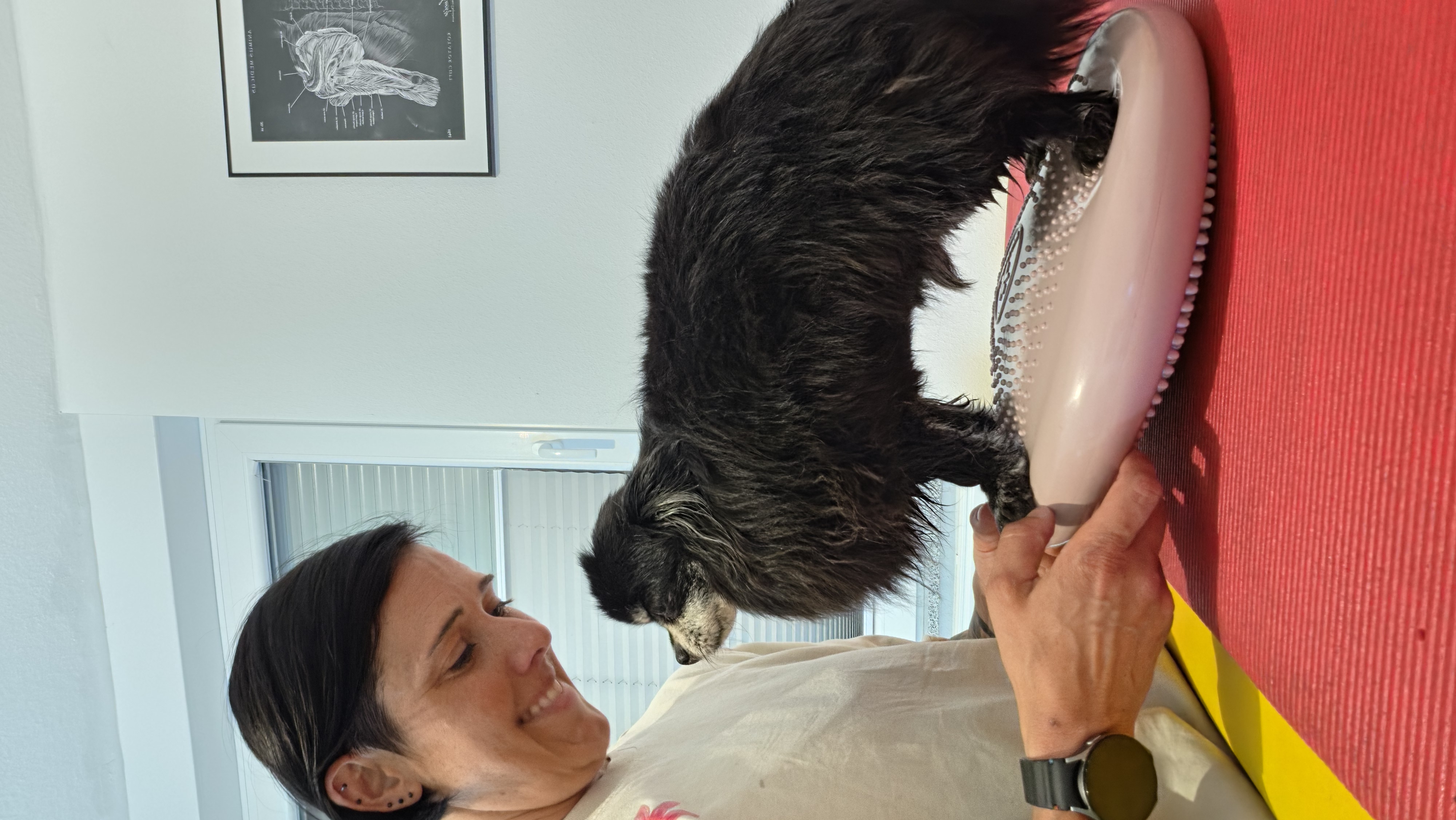 Vanessa Wistuba mit Hund