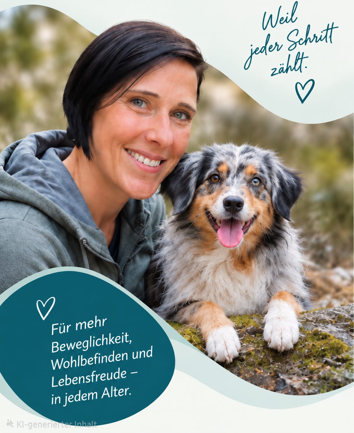 Vanessa Wistuba mit Hund